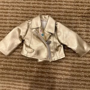 American girl doll golden jacket